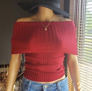Off shoulder Sweater top